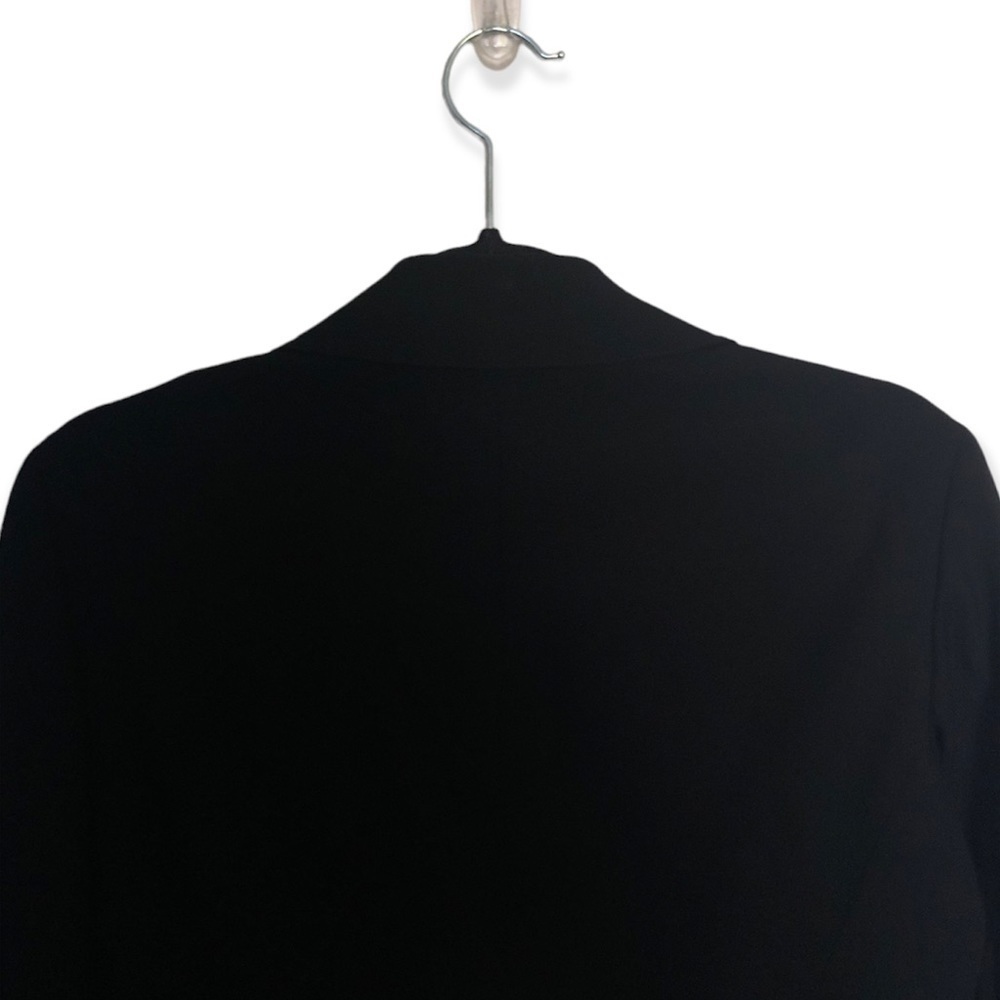 Lafayette 148 Wool Blend Blazer Jacket Black - Picture 5 of 7